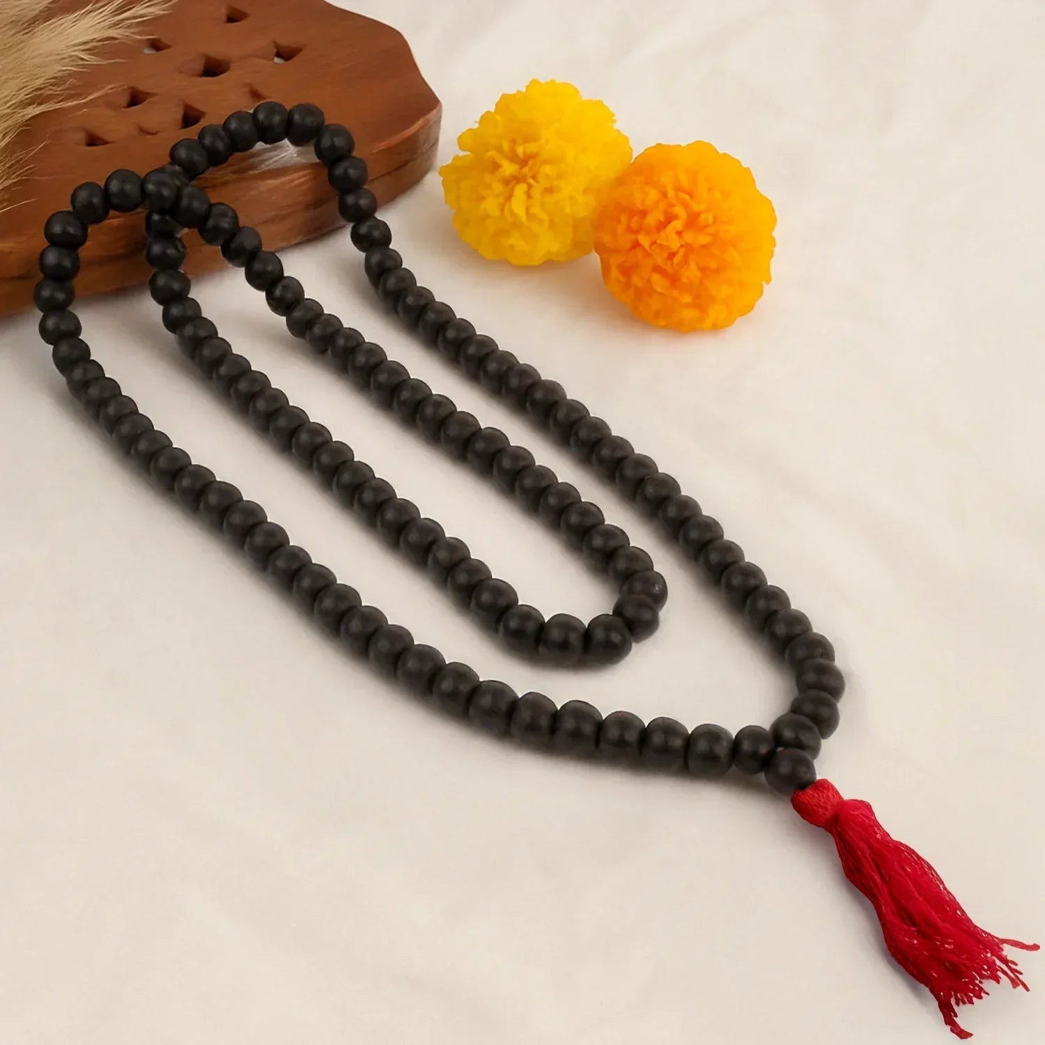 Karungali Mala with 108+1 Ebony Wood Beads