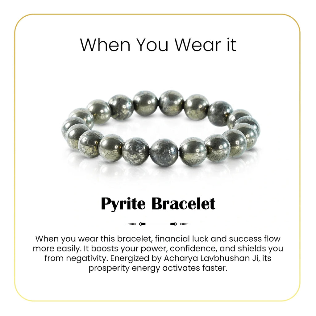 Pyrite Bracelet – Money Magnet • Luck Booster • Success Energy