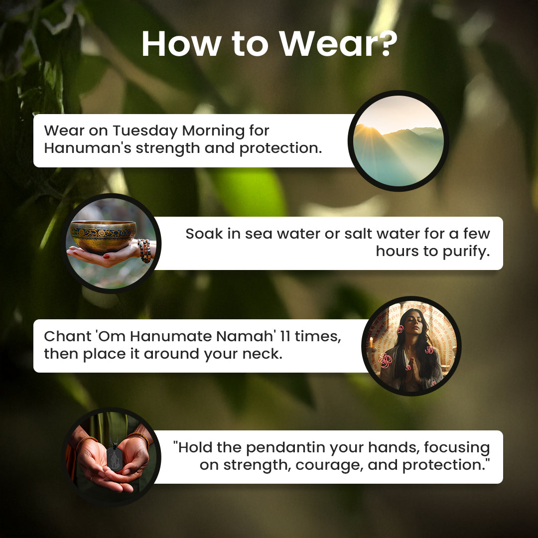 Shree Hanuman Chalisa Pendant Gold