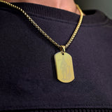 Shree Hanuman Chalisa Pendant Gold