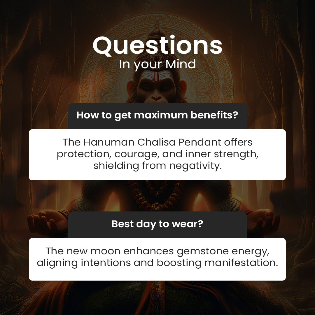 Hanuman Chalisa Kavach (Black)