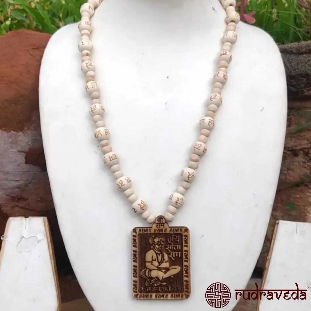Bageshwar Dham Tulsi Kanthi Mala with Hanuman Locket – (Buy 1 Get 1 Free)