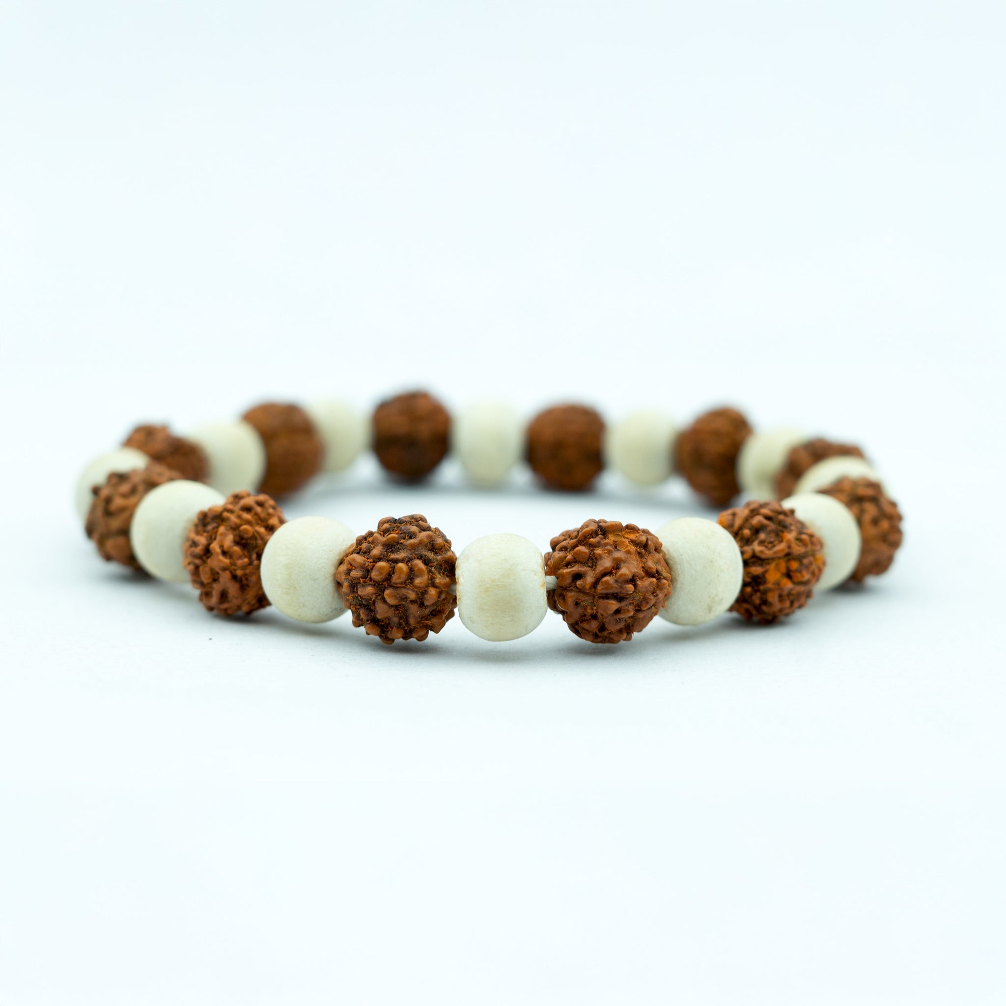 5 Mukhi Rudraksha Tulsi Bracelet