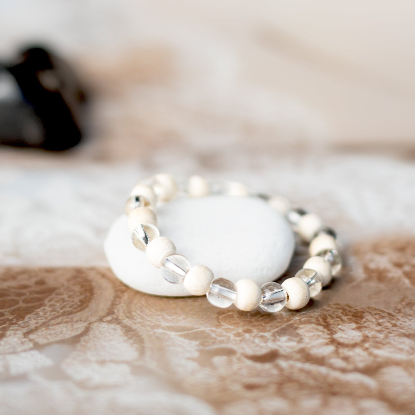 Crystal with Tulsi Bracelet