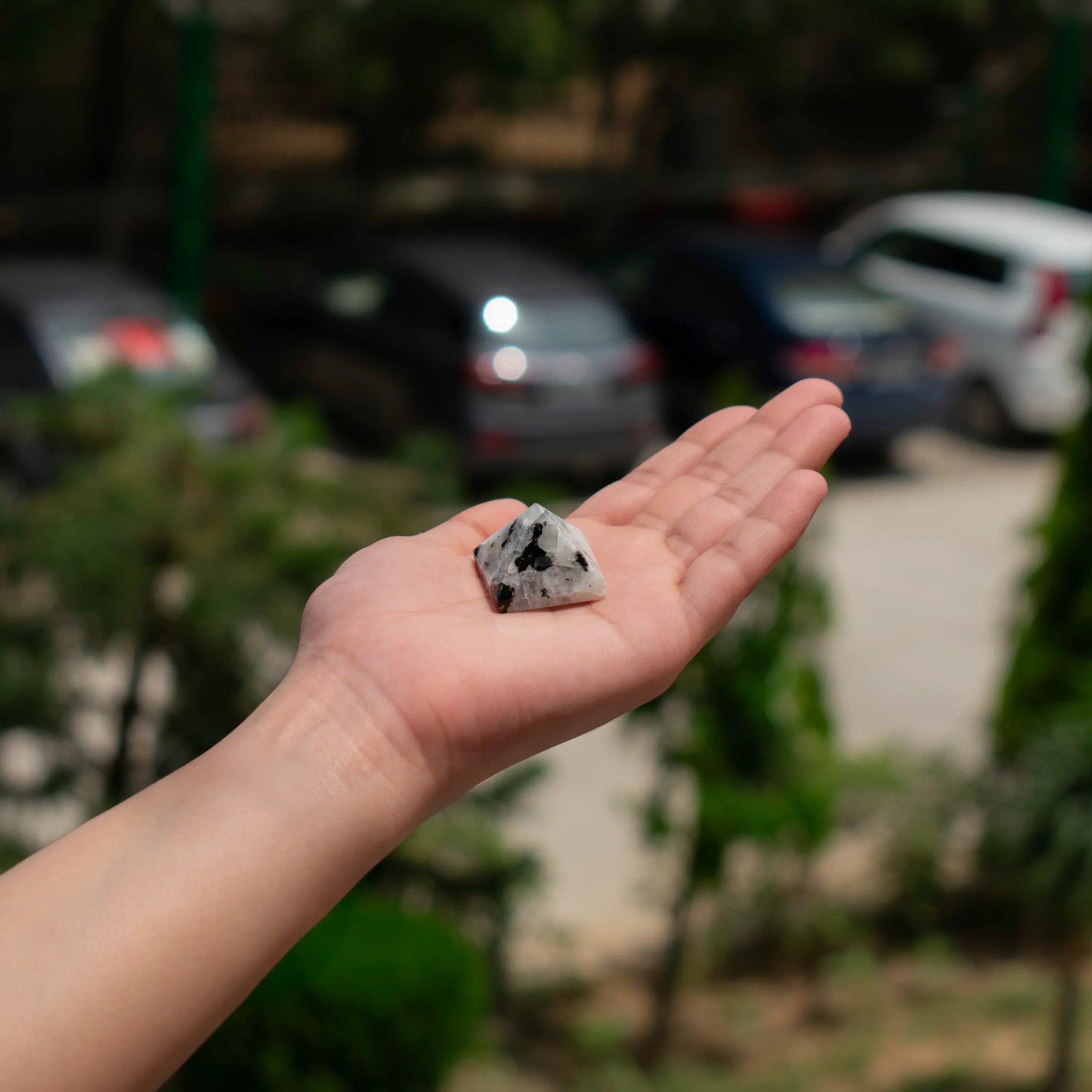 Rainbow Moonstone I - Pyramid