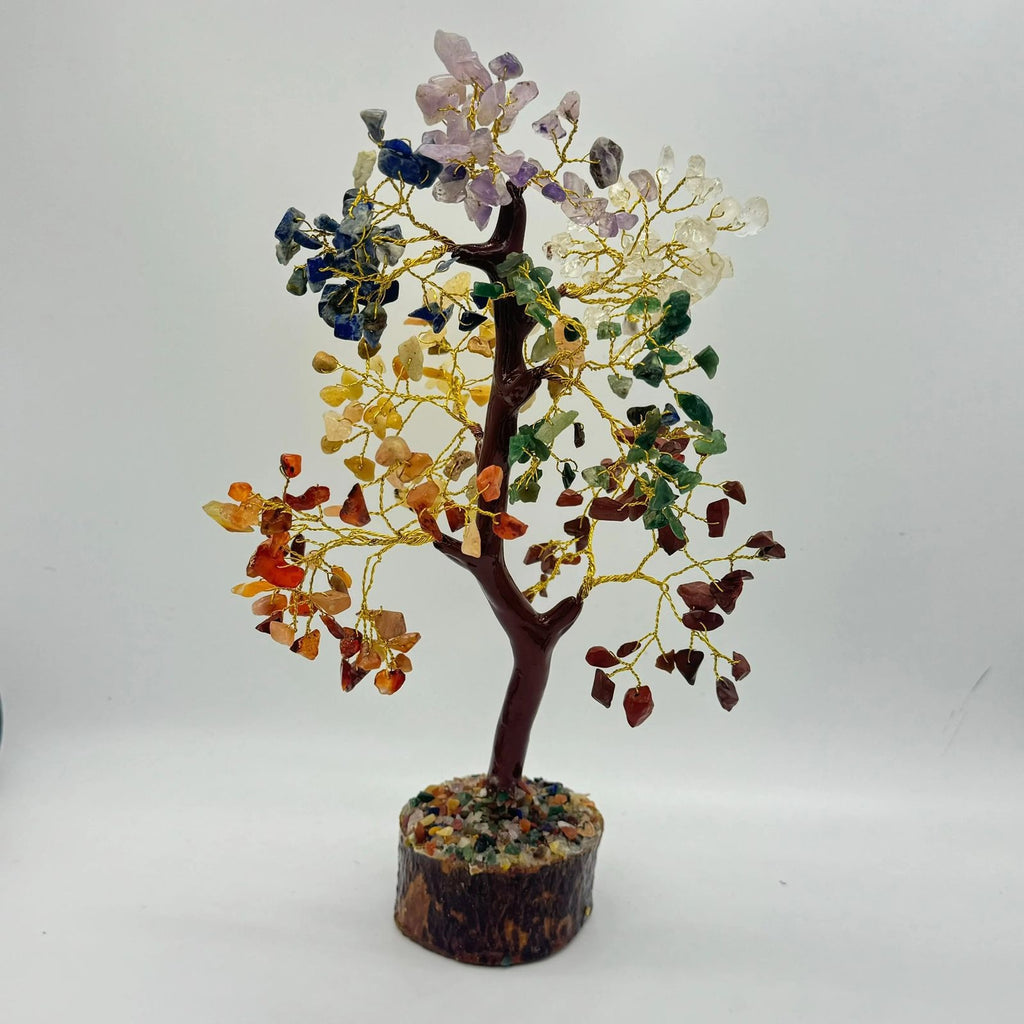 7 Chakra Crystal Tree – Energy Balancing Gemstone Decor for Home, Office & Meditation