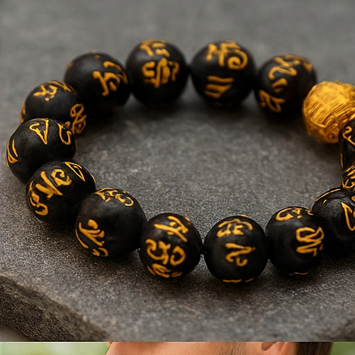 Black Obsidian Feng Shui Bracelet with Pi Xiu Charm – Wealth & Protection Energy Bracelet