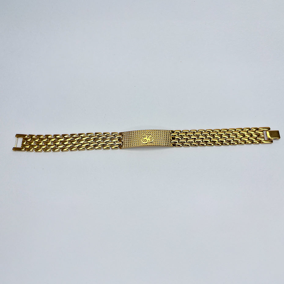 Om Stainless Steel Bracelet