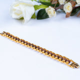 Gold Plated Rudraksha Bracelet