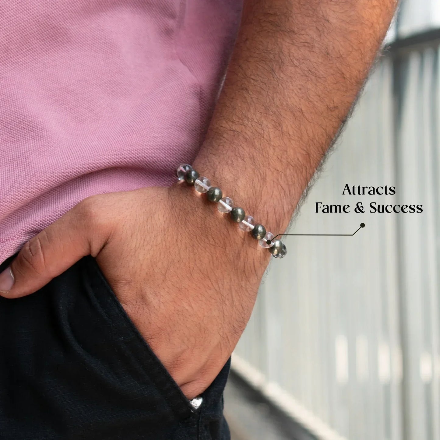 Super Raw Pyrite Bracelet