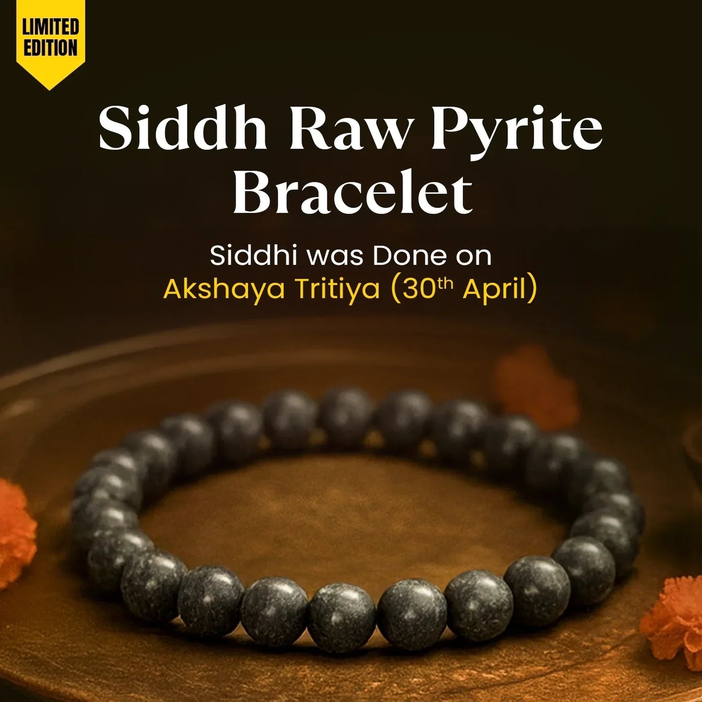 Siddh Raw Pyrite Bracelet
