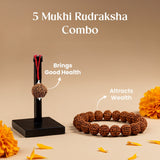 5 Mukhi Rudraksha Combo