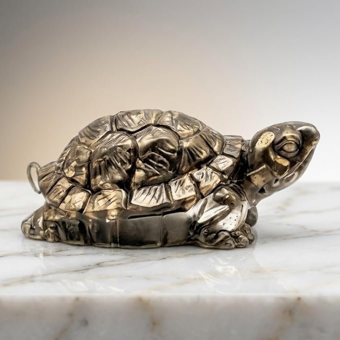 Pyrite Tortoise for Good Luck - Image 2