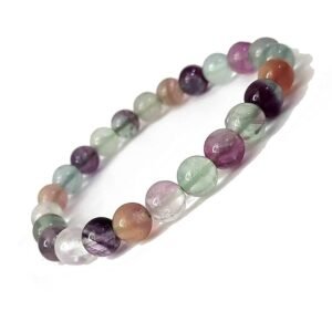 Natural Fluorite Crystal Bracelet