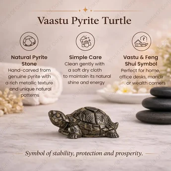 Pyrite Tortoise for Good Luck - Image 4