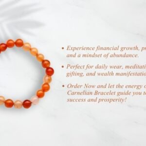 Red Carnelian Natural Bracelet