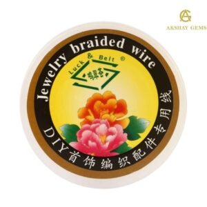 0.5 mm Thickness – 500m Transparent Elastic Beading Thread Roll – Strong Stretch Cord for Jewelry Making & Bracelets (Made in Korea)