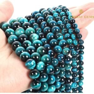 Royal Blue Tiger Eye String