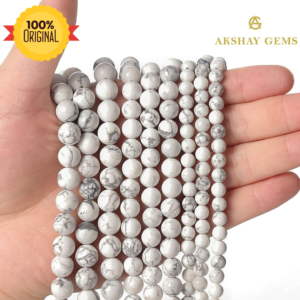 Natural White Howlite String
