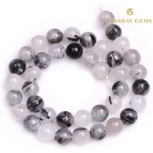 Natural Black Rutile Quartz String
