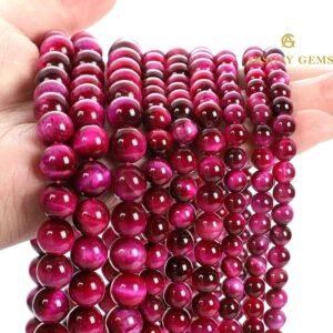 Pink Tiger Eye String