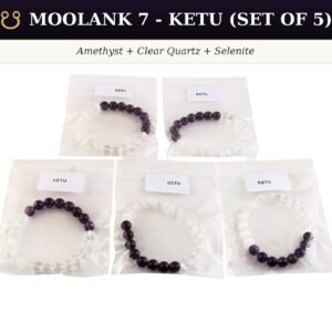 Moolank Numerology Crystal Bracelet Starter Kit | 9 Birth Numbers | 5 Pcs Each | 8mm Natural Gemstone Beads | Wholesale