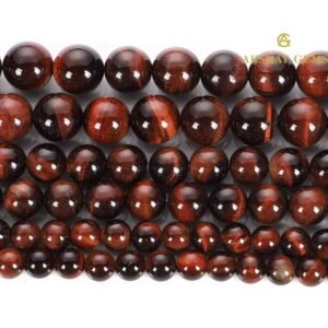 Natural Red Tiger Eye String