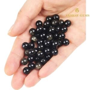 Natural Golden Obsidian String
