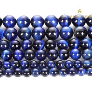Dark Blue Tiger Eye String