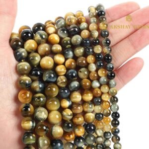 Golden Blue Tiger Eye (cats eye) String