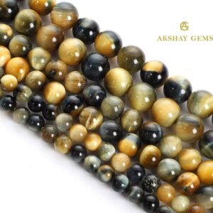 Golden Blue Tiger Eye (cats eye) String