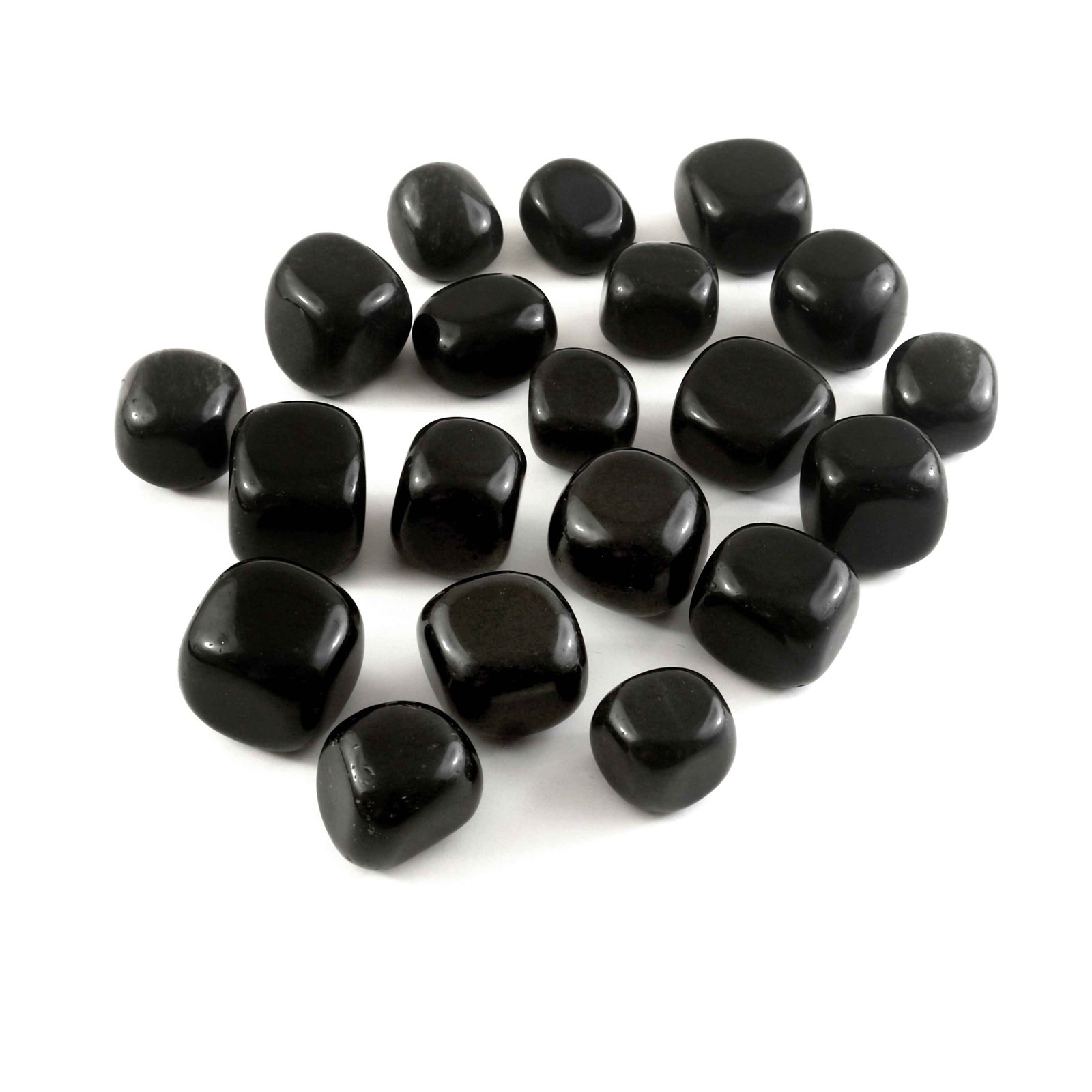 Natural Black Obsidian Tumble Stones – Polished Healing Crystal for Protection, Grounding, Reiki & Meditation