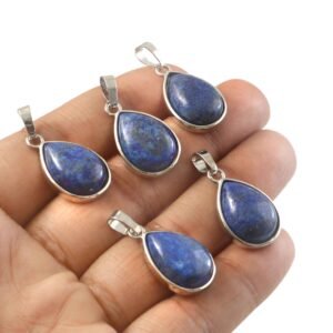 Natural Lapis Lazuli Pear Pendant – Deep Blue Teardrop Gemstone Pendant for Jewellery Making & Resale (Wholesale)